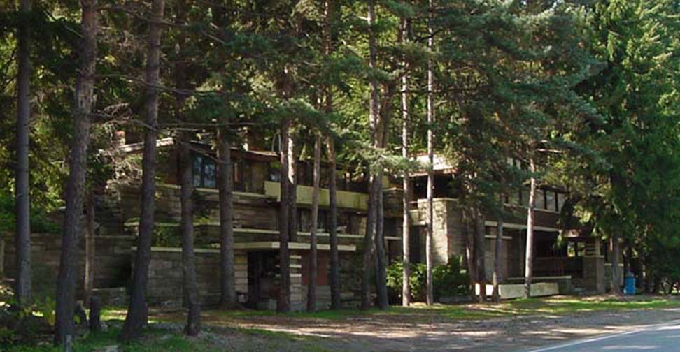 Lynn Hall in the PA Wilds was constructed by the same person who built Fallingwater