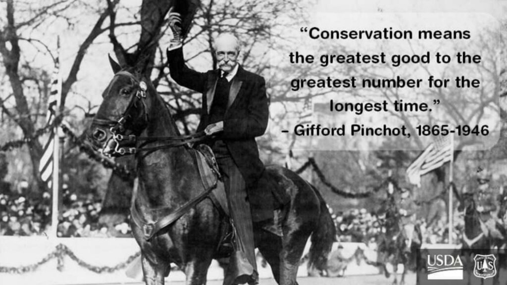 Gifford Pinchot quote Photo by USDA PA Wilds