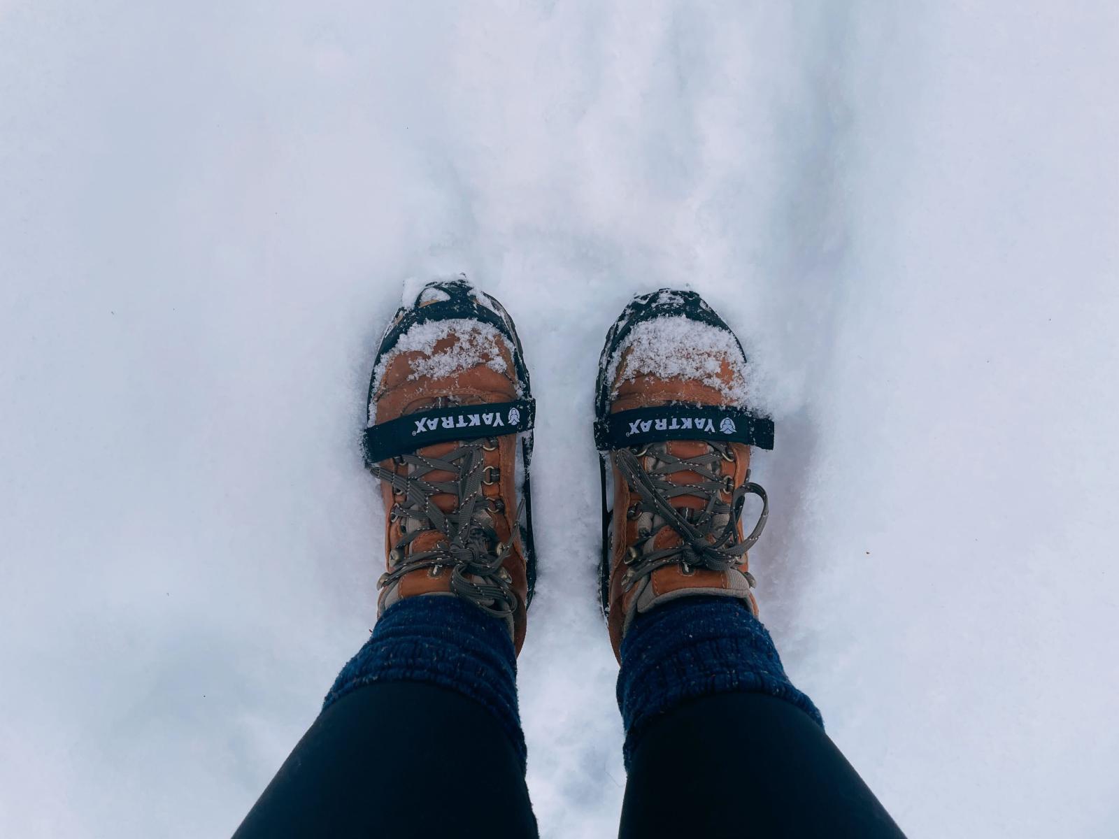 winter walk in the PA Wilds photo by Ellen Matis